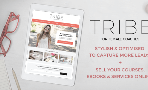 Tribe Coach - Feminine Coaching Business WordPress Theme