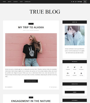 True Blog Blogger Templates
