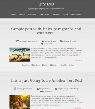 Typo Blogger Templates