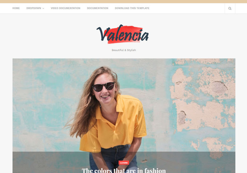 Valencia Blogger Template is a best beautiful and stylish blogspot theme, which is professionally designed and looks responsive, fast loading, elegant and classy at the same time.