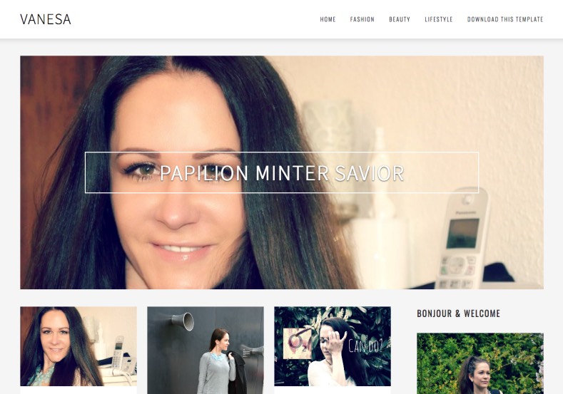 Vanesa Blogger Template is a clean and elegant blogspot theme with a big focus on your content.