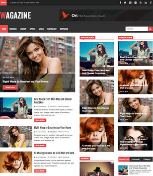 Wagazine Blogger Template -Template Review 2018