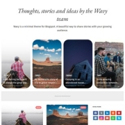 Wavy Blogger Templates