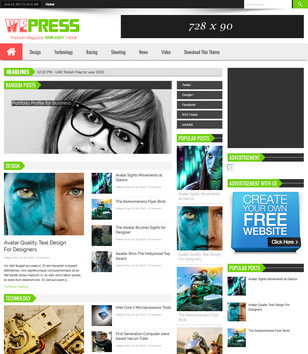 WePress Multi Ads Blogger Templates