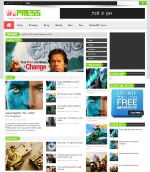 WePress Multi Ads Blogger Templates