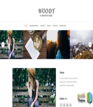Woody Blog Blogger Templates