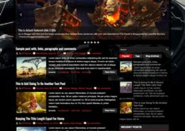 WorldGamer Blogger Templates