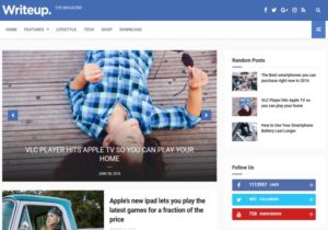 Magazine Write Up WriteUp Personal Blogger Template • Blogspot Templates 2025