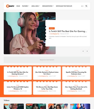 Xenify Blogger Templates