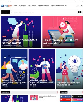 Xpressify Blogger Templates