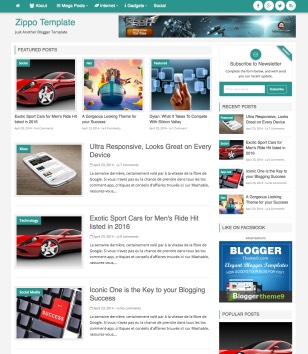 Zippo Blogger Templates