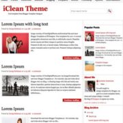 iClean Blogger Templates