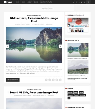 iPrime Blogger Templates